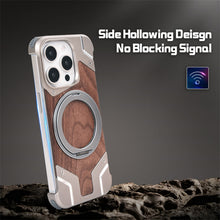गैलरी व्यूवर में इमेज लोड करें, iPhone Metal Wood Case Magsafe