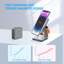 Lataa kuva Galleria-katseluun, Wireless Charger 3 in 1 Foldable