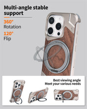 गैलरी व्यूवर में इमेज लोड करें, iPhone Metal Wood Case Magsafe