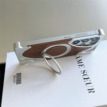 Lataa kuva Galleria-katseluun, Metal Wood Samsung Case