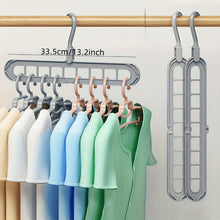 Load image into Gallery viewer, Clother Organizer - 9 in 1 Foldable Hangers