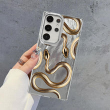 Load image into Gallery viewer, Gold Snake Samsung Case