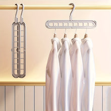 Load image into Gallery viewer, Clother Organizer - 9 in 1 Foldable Hangers