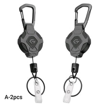 Load image into Gallery viewer, Retractable Phone Tether with Carabiner – Anti-Drop Phone Holder & Security Strap
Alternative ti