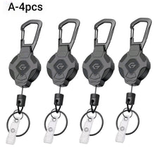 Load image into Gallery viewer, Retractable Phone Tether with Carabiner – Anti-Drop Phone Holder & Security Strap
Alternative ti
