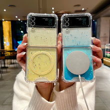 Lataa kuva Galleria-katseluun, Glitter Case Samsung Z Flip - Series