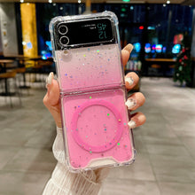 Lataa kuva Galleria-katseluun, Glitter Case Samsung Z Flip - Series
