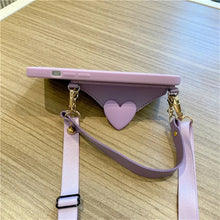 이미지를 갤러리 뷰어에 로드 , Trendy Crossbody Wallet Case