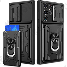 Load image into Gallery viewer, Samsung Shockproof Wallet Case