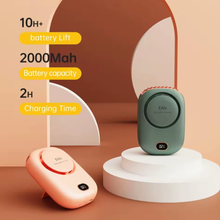 Lataa kuva Galleria-katseluun, Portable Hanging Neck Mini Fan