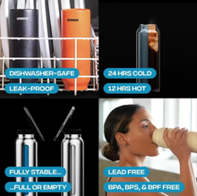 Lataa kuva Galleria-katseluun, Water Bottle With Magnetic Phone Holder