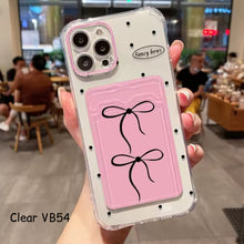 Load image into Gallery viewer, Soft Card Slot Bag Holder iPhone Case