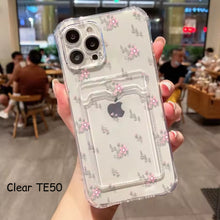 Load image into Gallery viewer, Soft Card Slot Bag Holder iPhone Case