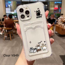 Load image into Gallery viewer, Soft Card Slot Bag Holder iPhone Case