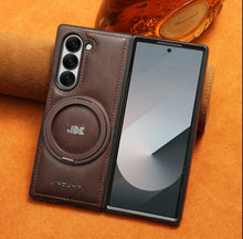 Lataa kuva Galleria-katseluun, Samsung Z FOLD Series Leather Case