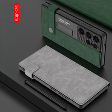 Cargar imagen en el visor de la galería, Ultra Leather Wallet Samsung Case