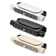 Lataa kuva Galleria-katseluun, TurboCool™ Dual Airflow Car Fan – Portable Headrest-Mounted Circulator