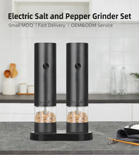 Afbeelding in Gallery-weergave laden, Rechargeable Electric Salt and Pepper Grinder