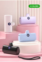 Lade das Bild in den Galerie-Viewer, Mini Portable Power Bank 5000mAh