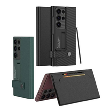 Cargar imagen en el visor de la galería, Ultra Leather Wallet Samsung Case