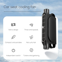 Lataa kuva Galleria-katseluun, TurboCool™ Dual Airflow Car Fan – Portable Headrest-Mounted Circulator