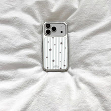 Load image into Gallery viewer, White Striped Stars iPhone Case