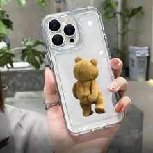 Charger l'image dans la galerie, Lovely Teddy Bear Carton iPhone Case