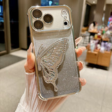 Carica l'immagine nel visualizzatore di Gallery, Glitter Butterfly iPhone Case