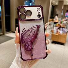 Carica l'immagine nel visualizzatore di Gallery, Glitter Butterfly iPhone Case