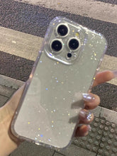 Lataa kuva Galleria-katseluun, Luxury Transparent Glitter Case