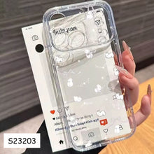 Load image into Gallery viewer, Love Heart Polka Dot Clear Case