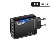 Load image into Gallery viewer, 5X1 Charger 240W Fastest Charger USB C