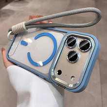 Lataa kuva Galleria-katseluun, Luxury Ring Lens Stand iPhone Case