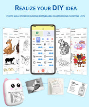 Lataa kuva Galleria-katseluun, Mini Thermal Printer