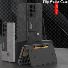 Cargar imagen en el visor de la galería, Ultra Leather Wallet Samsung Case