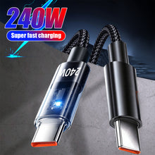 Load image into Gallery viewer, 240W Fastest Charging Cable USB C