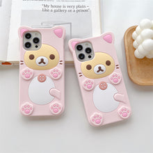 Lade das Bild in den Galerie-Viewer, Cute Rilakkuma Bear iPhone Case