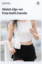 Lataa kuva Galleria-katseluun, Mini Waist Clip Portable Outdoor Fan