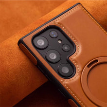 Lataa kuva Galleria-katseluun, Leather Holder Samsung Case