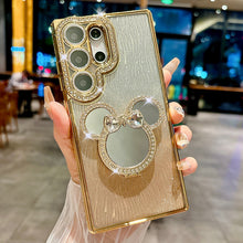 Load image into Gallery viewer, Luxury Rhistone Mirror Samsung Case