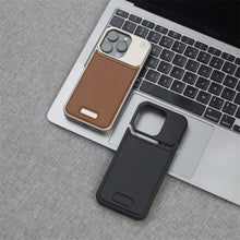 Load image into Gallery viewer, Aluminum Alloy Leather Magsafe Case