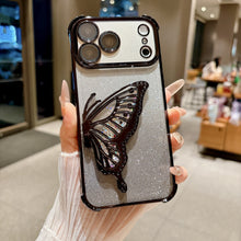 Carica l'immagine nel visualizzatore di Gallery, Glitter Butterfly iPhone Case