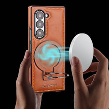 Lataa kuva Galleria-katseluun, Samsung Z FOLD Series Leather Case