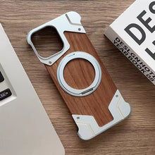 गैलरी व्यूवर में इमेज लोड करें, iPhone Metal Wood Case Magsafe