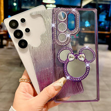 Load image into Gallery viewer, Luxury Rhistone Mirror Samsung Case