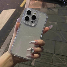 Lataa kuva Galleria-katseluun, Luxury Transparent Glitter Case