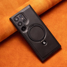 Lataa kuva Galleria-katseluun, Leather Holder Samsung Case