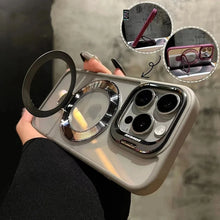 Cargar imagen en el visor de la galería, Luxury Ring Lens Stand iPhone Case