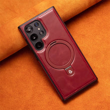 Lataa kuva Galleria-katseluun, Leather Holder Samsung Case
