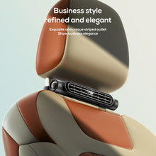 Lataa kuva Galleria-katseluun, TurboCool™ Dual Airflow Car Fan – Portable Headrest-Mounted Circulator